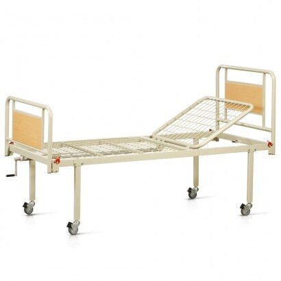 Ліжко металева функціональна двосекційна на колесах OSD від компанії Med-oborudovanie - фото 1