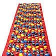 Масажний килимок з кольоровими каменями Onhillsport 150 х 40 см від компанії Med-oborudovanie - фото 1