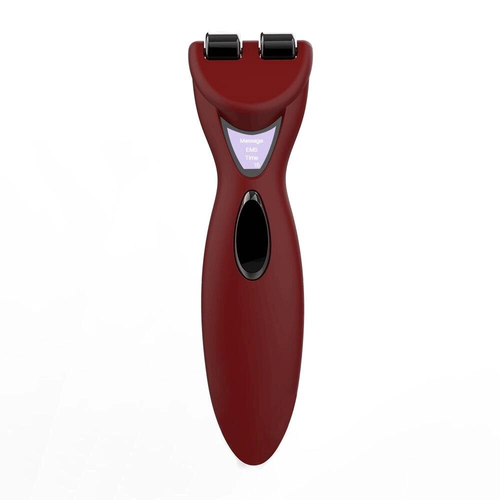 Мікрострумовий роликовий масажер для обличчя та тіла + EMS ліфтинг для підтягування шкіри та овалу обличчя (BP-E206) від компанії Med-oborudovanie - фото 1