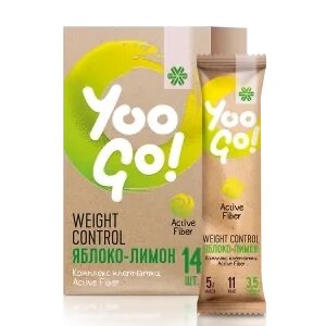 Напій Weight Control (яблуко-лимон) - Yoo Go від компанії Med-oborudovanie - фото 1