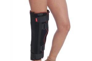 Ортез для іммобілізації колінного суглоба (Тутор) регульований R6301, чорний)