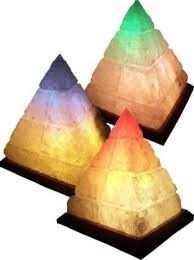 Соляна лампа Піраміда