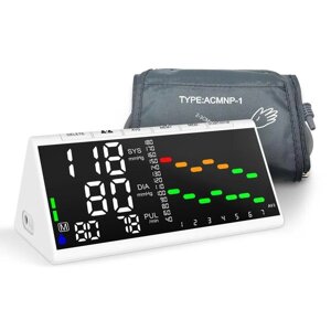 Автоматичний медичний тонометр високого класу точності Alphamed з контролем тиску та пульсу на плече (U80T)