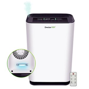 Мультифункціональний очищувач-зволожувач повітря для дому Doctor-101 Winddy з бактерицидною УФ-лампою та іонізатором