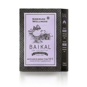 Фіточай з диких трав №5 Комфортне травлення - Baikal Tea Collection
