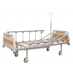 Ліжко медична механічна з поручнями, 2 секції OSD