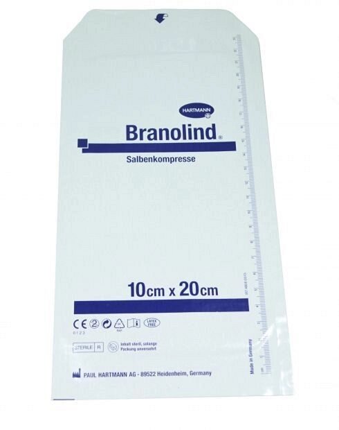 Пов'язка Бранолід (Branolind) 10см * 20см, 1шт. від компанії Med-oborudovanie - фото 1