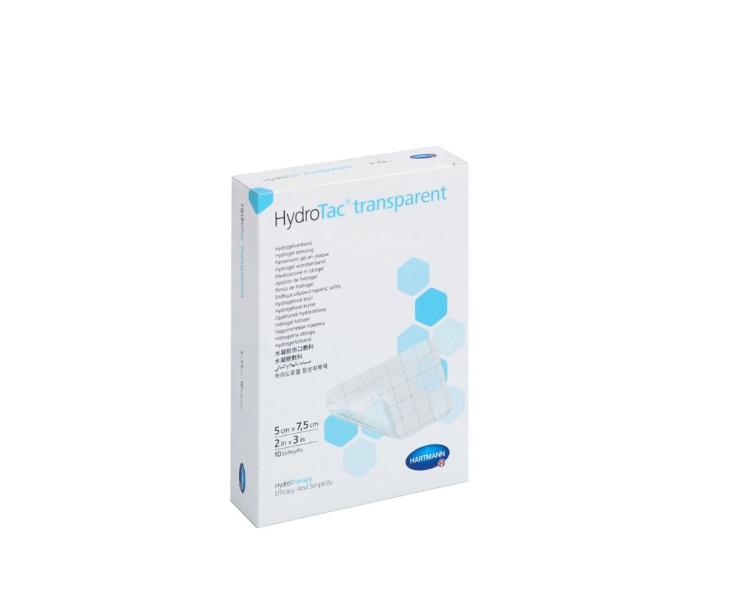 Пов`язка HydroTac transparent,  5 см х 7,5 см , 1 шт. від компанії Med-oborudovanie - фото 1