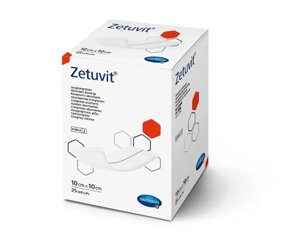 Пов`язка сорбційна Zetuvit Plus 10см*10см, 1шт.