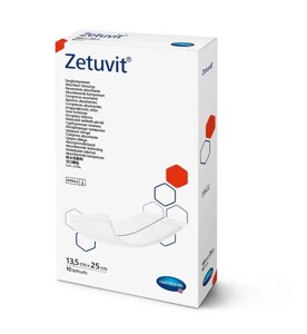 Пов`язка сорбційна Zetuvit 13,5см*25см, 1шт.