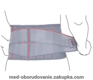 Пояс поддерживающий с ребрами жесткости R3205, (серый), размер XXXL від компанії Med-oborudovanie - фото 1