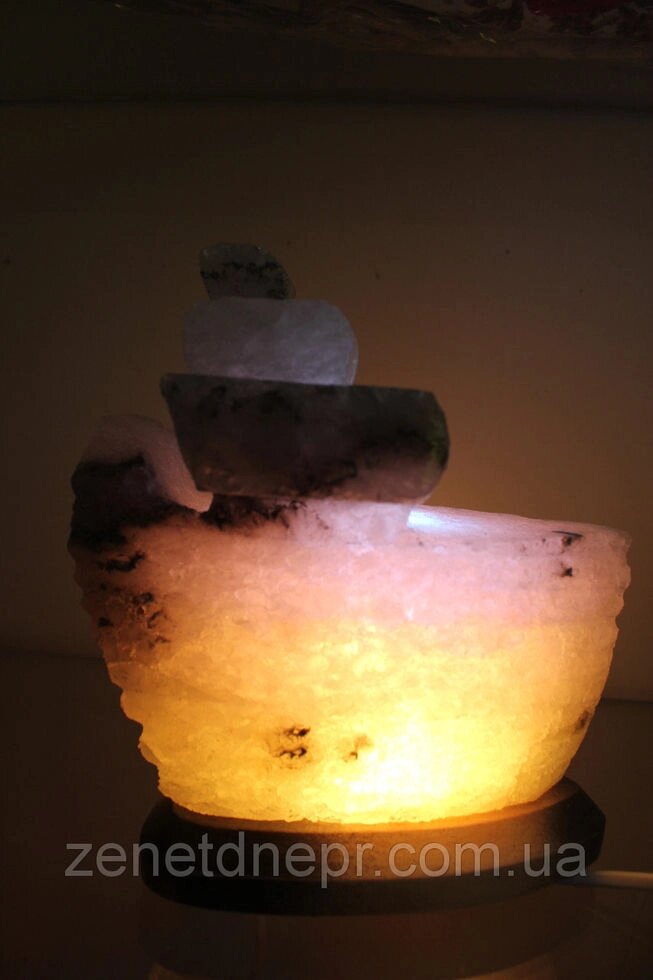 Соляна лампа Кораблик від компанії Med-oborudovanie - фото 1