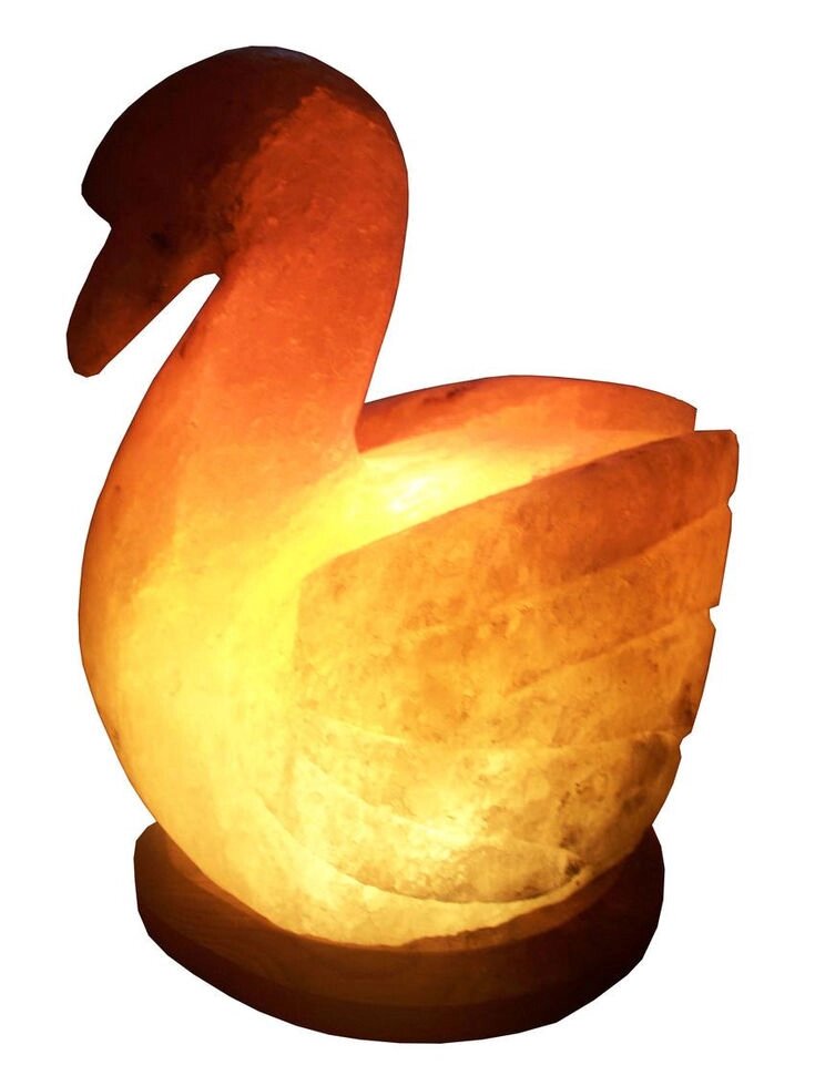Соляна лампа "Лебідь" 3-4 кг від компанії Med-oborudovanie - фото 1