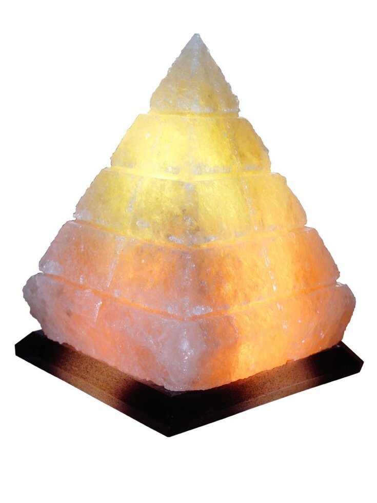 Соляна лампа Піраміда від компанії Med-oborudovanie - фото 1