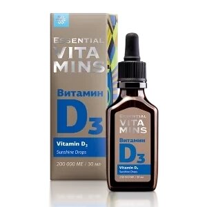 Вітамін D3 - Essential Vitamins від компанії Med-oborudovanie - фото 1