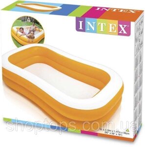 Дитячий надувний басейн Intex 57181 (229-147-46 см)