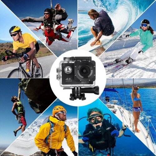 Екшн-камера Action Camera B5 WiFi 4K з водонепроникним боксом