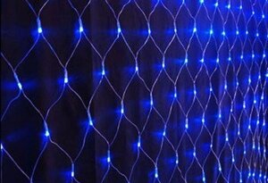 Світлодіодна гірлянда Сітка 180 NET B синій 180Led