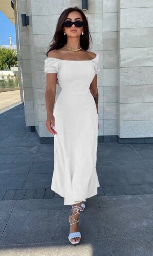 Вишукане довге плаття біле
