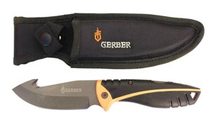 Нож Гербер Гак N-160 для полювання та риболовлі з кришкою