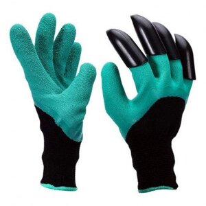 Рукавички з кігтями для саду і городу Garden Genie Gloves