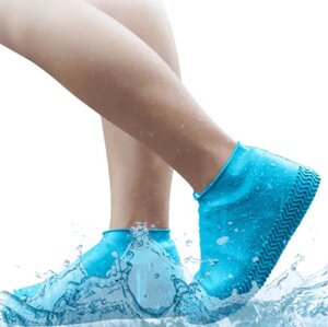 Силіконові чохли Waterproof Silicone Shoe бахіли для взуття від дощу і бруду розмір M 37-41
