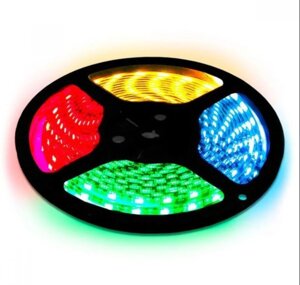 Світлодіодна стрічка RGB 5050/2835/3528 300 LED 5 м комплект з пультом і блоком живлення