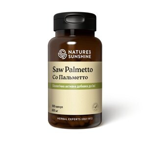 Вітаміни для чоловіків, Со Пальметто, Saw Palmetto, Nature’s Sunshine Products, США, 100 капсул