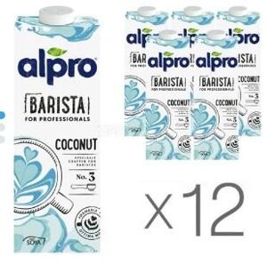 Alpro, Barista Coconut, Упаковка 12 шт. по 1 л, Алпро Баріста, Кокосове молоко