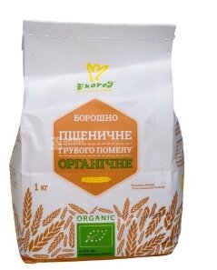 Екород, 1 кг, Борошно пшеничне, грубого помелу, органічна