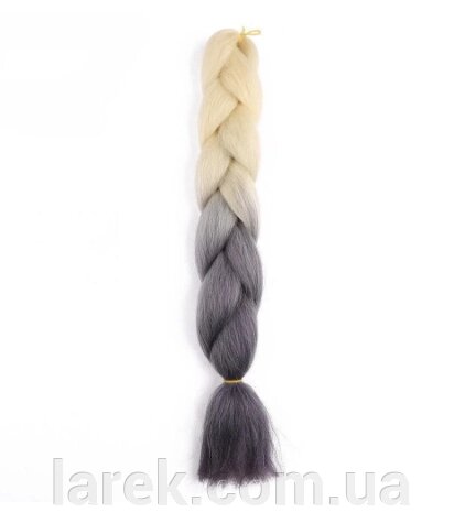 Канекалон кольорова коса русо сіра сяючі від компанії Владимир - фото 1