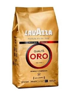 Lavazza, Qualita Oro Original, 1 кг, Кава Лавацца, Куалита Оро Оріджінал, середньої обжарювання, в зернах