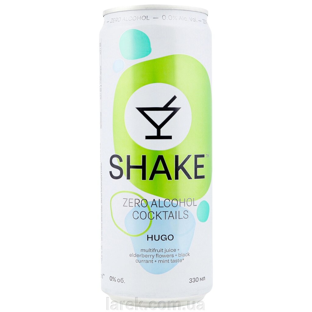 Напій Shake Hugo сильногазований безалкогольний 0,33л*24шт від компанії Владимир - фото 1