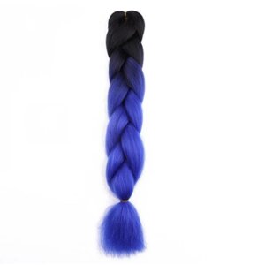 Канекалон кольорові кіски різнокольорові пасма волосся для плетіння низька ціна