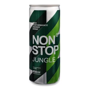 Напій енергетичний Non Stop Фреш Jungle 0,25 л ж/б * 24шт