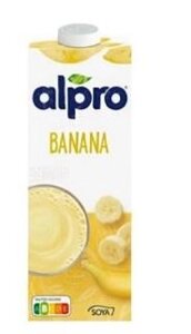 Alpro, Soya Bana, 1 л, Алпро, Соєве молоко, з смаком банана, вітамінізоване