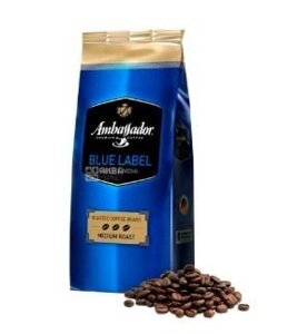 Ambassador Blue Label, 1 кг, Кава в зернах Амбасадор Блю Лейбл