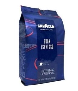 Lavazza Gran Espresso, Кава в зернах, 1 кг