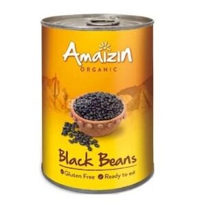 Amazing, Black Beans, 400 р, Квасоля чорна, в розсолі, органічна, ж/б