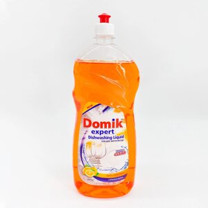 Гель для миття посуду Domik Expert з лимоном 1500 мл