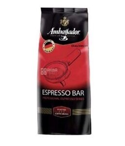 Ambassador Espresso Bar, 1 кг, Кава в зернах Амбасадор Еспресо Бар