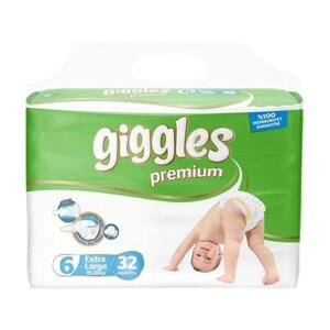 Підгузки дитячі Giggles Premium 6 Extra Large 15 + кг 32 шт