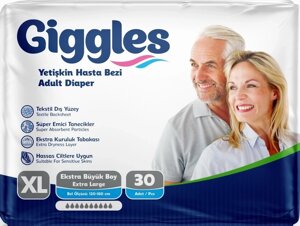 Підгузки для дорослих Giggles Extra XL 120-160 см 30 шт