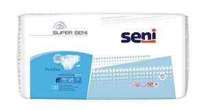 Підгузки для дорослих Super Seni Large 100-150 см 30 шт