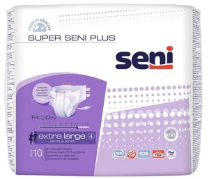 Підгузки для дорослих Super Seni Plus Extra Large 130-170см 10шт