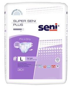 Підгузки для дорослих Super Seni Plus Large 100-150 см 30шт