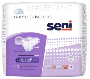 Підгузки для дорослих Super Seni Plus Small 55-80 см 10 шт