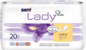 Прокладки урологічні Seni Lady Slim Mini 20 шт 2 крап.