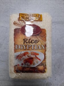 Рис World's Rice, Єгипетський, круглозернистий, шліфований, 0,5 кг