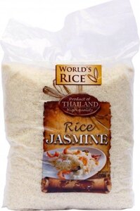 Рис World`s Rice, Жасмин 5 кг